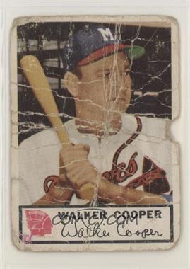 1953 Johnston Cookies Milwaukee Braves - [Base] #14 - Walker Cooper [Poor to Fair]