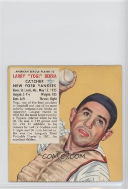 1953 Red Man Tobacco All-Star Team - American League Series - Cut Tab #3 - Yogi Berra [Good to VG‑EX]