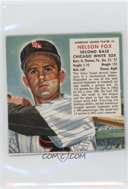 1953 Red Man Tobacco All-Star Team - American League Series - Cut Tab #5.1 - Nellie Fox (Contest Expires March 31, 1954)