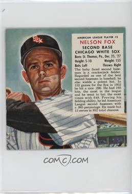 1953 Red Man Tobacco All-Star Team - American League Series - Cut Tab #5.1 - Nellie Fox (Contest Expires March 31, 1954)
