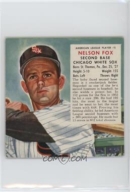 1953 Red Man Tobacco All-Star Team - American League Series - Cut Tab #5.1 - Nellie Fox (Contest Expires March 31, 1954)