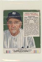 Casey Stengel (Contest Expires March 31, 1954) [Poor to Fair]