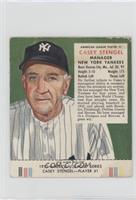 Casey Stengel (Contest Expires March 31, 1954) [Good to VG‑EX]