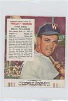 Mickey Vernon (Contest Expires March 31, 1954)