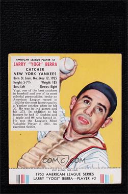 1953 Red Man Tobacco All-Star Team - American League Series #3.2 - Yogi Berra (Contest Expires May 31, 1954)