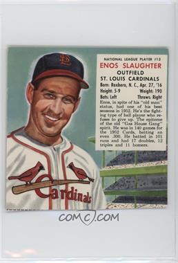 1953 Red Man Tobacco All-Star Team - National League Series - Cut Tab #13.1 - Enos Slaughter (Contest Expires March 31, 1954)