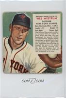 Wes Westrum (Contest Expires March 31, 1954) [Poor to Fair]