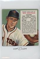 Wes Westrum (Contest Expires May 31, 1954)