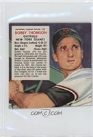 Bobby Thomson (Contest Expires May 31, 1954)