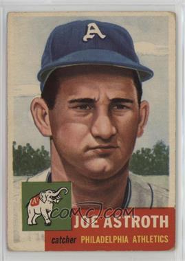 1953 Topps - [Base] #103.2 - Joe Astroth (Bio Information in White) [Good to VG‑EX]