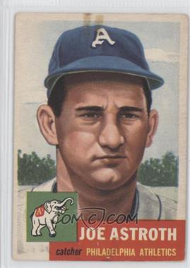 1953 Topps - [Base] #103.2 - Joe Astroth (Bio Information in White) [Poor to Fair]