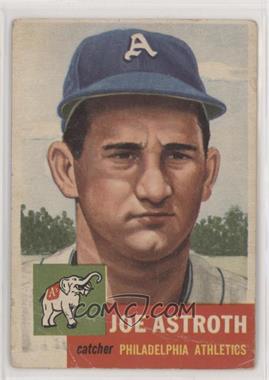 1953 Topps - [Base] #103.2 - Joe Astroth (Bio Information in White) [Poor to Fair]