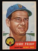 Jerry Priddy (Bio Information in White)