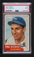 Phil Rizzuto (Bio Information in Black) [PSA 2 GOOD]