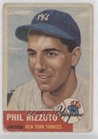 Phil Rizzuto (Bio Information in White) [Poor to Fair]