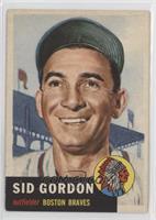 Sid Gordon (Bio Information in Black)