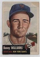 Davey Williams (Bio Information in White) [Poor to Fair]