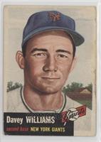 Davey Williams (Bio Information in White) [Good to VG‑EX]