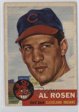 1953 Topps - [Base] #135.1 - Al Rosen (Bio Information is Black)
