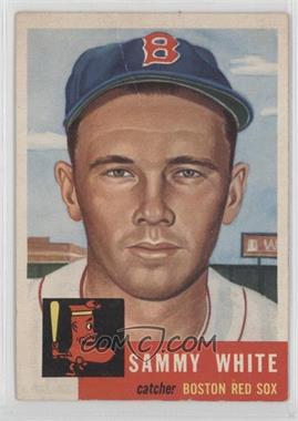 1953 Topps - [Base] #139.2 - Sammy White (Bio Information is White) [Poor to Fair]