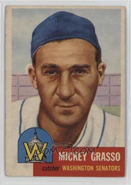 1953 Topps - [Base] #148.1 - Mickey Grasso (Bio Information is Black)