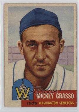 1953 Topps - [Base] #148.1 - Mickey Grasso (Bio Information is Black)