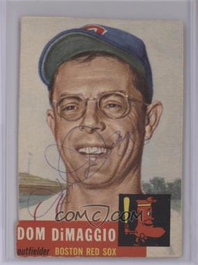 1953 Topps - [Base] #149.1 - Dom DiMaggio (Bio Information is Black) [JSA Certified COA Sticker]