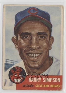 1953 Topps - [Base] #150.1 - Harry Simpson (Bio Information is Black) [Poor to Fair]