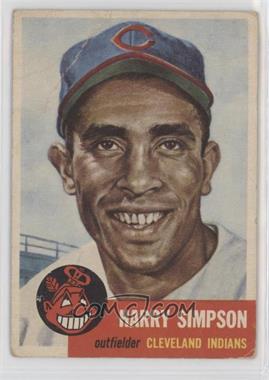 1953 Topps - [Base] #150.1 - Harry Simpson (Bio Information is Black) [Poor to Fair]