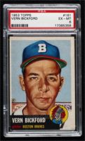 Vern Bickford (Bio Information is Black) [PSA 6 EX‑MT]