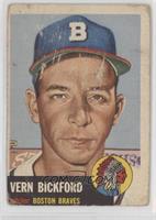 Vern Bickford (Bio Information is Black) [Poor to Fair]