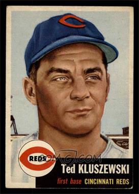 1953 Topps - [Base] #162.1 - Ted Kluszewski (Bio Information is Black) [VG EX]