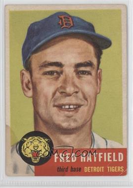 1953 Topps - [Base] #163.2 - Fred Hatfield (Bio Information is White) [Poor to Fair]