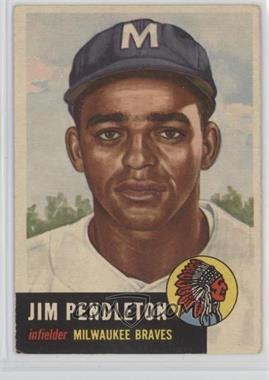 1953 Topps - [Base] #185 - Jim Pendleton