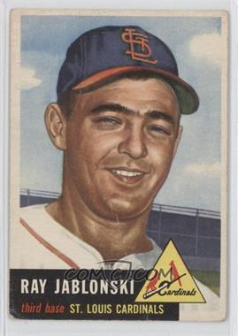 1953 Topps - [Base] #189 - Ray Jablonski [Good to VG‑EX]