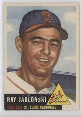 1953 Topps - [Base] #189 - Ray Jablonski [Good to VG‑EX]