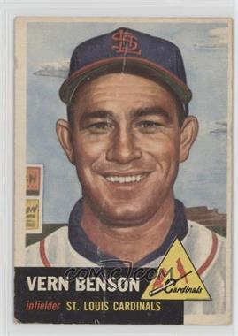 1953 Topps - [Base] #205 - Vern Benson [Poor to Fair]