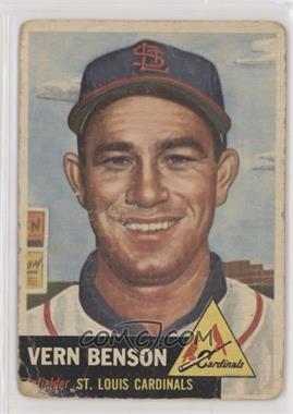 1953 Topps - [Base] #205 - Vern Benson [Poor to Fair]