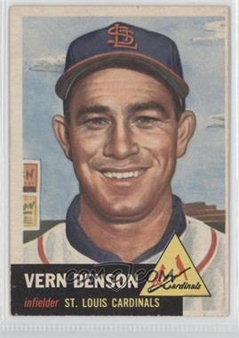 1953 Topps - [Base] #205 - Vern Benson