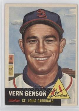 1953 Topps - [Base] #205 - Vern Benson