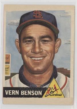 1953 Topps - [Base] #205 - Vern Benson [Poor to Fair]