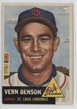 1953 Topps - [Base] #205 - Vern Benson