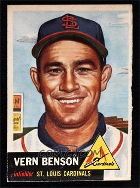 1953 Topps - [Base] #205 - Vern Benson