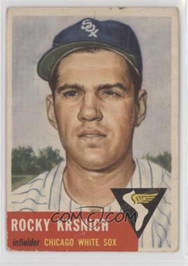 1953 Topps - [Base] #229 - High # - Rocky Krsnich [Poor to Fair]