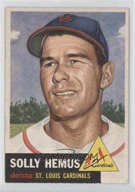 1953 Topps - [Base] #231 - High # - Solly Hemus