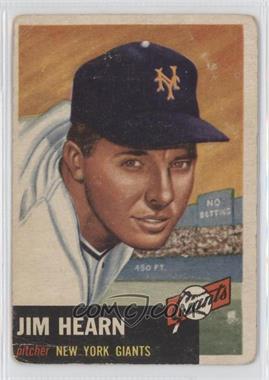1953 Topps - [Base] #38 - Jim Hearn [Poor to Fair]