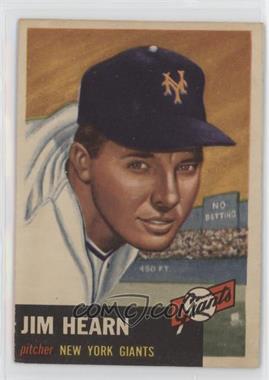 1953 Topps - [Base] #38 - Jim Hearn