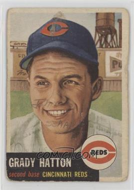 1953 Topps - [Base] #45 - Grady Hatton [COMC RCR Poor]