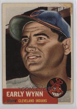 1953 Topps - [Base] #61.2 - Short Print - Early Wynn (Bio Information in White) [Poor to Fair]