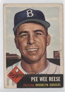 1953 Topps - [Base] #76 - Pee Wee Reese [Good to VG‑EX]